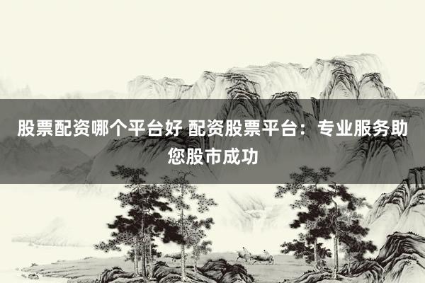 股票配资哪个平台好 配资股票平台：专业服务助您股市成功